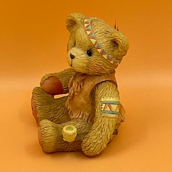 Cherished Teddies Bucky 1993 How I Love Being Friends With You Hamilton Gifts - Picture 2 of 7